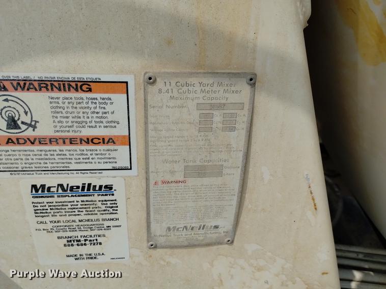 image for item DN6443 2000 Kenworth W900  ready mix truck