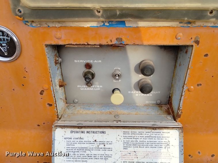 image for item DN6459 1982 Ingersoll Rand  air compressor