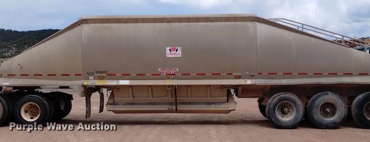 image for item DN6470 1993 Beall BD-N3428-93  bottom dump trailer