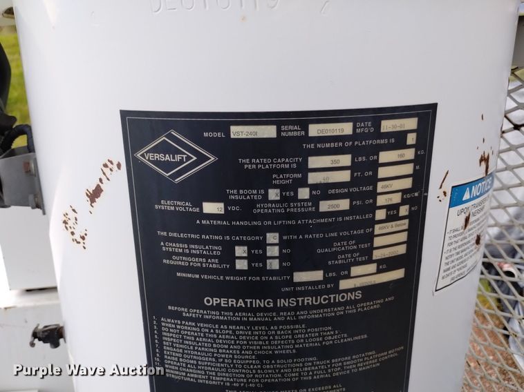 image for item DN6487 Knapheide 6133HC  bucket truck bed