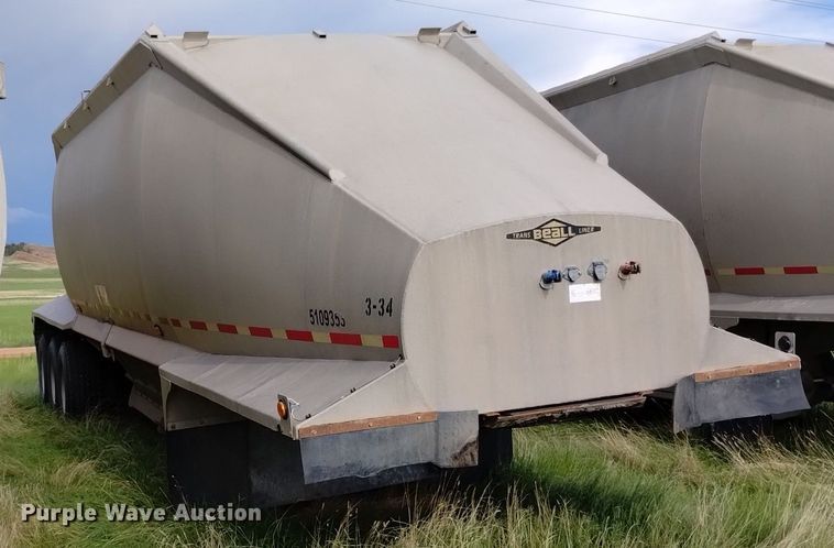 image for item DN6489 1993 Beall BD-N3454-93  bottom dump trailer
