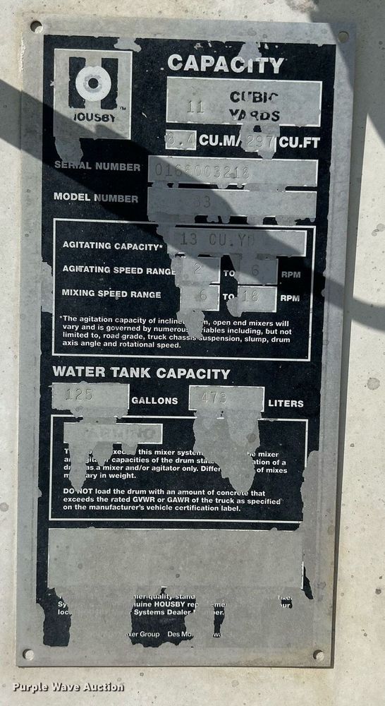 image for item DR4632 2007 Mack CV513 Granite  ready mix truck