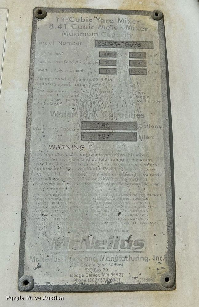 image for item DR4633 2003 Kenworth W900  ready mix truck