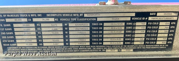 image for item DR4633 2003 Kenworth W900  ready mix truck