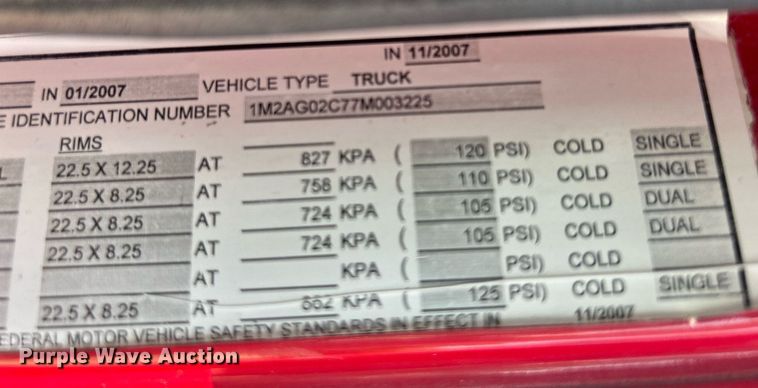 image for item DR4634 2007 Mack CV513 Granite  ready mix truck