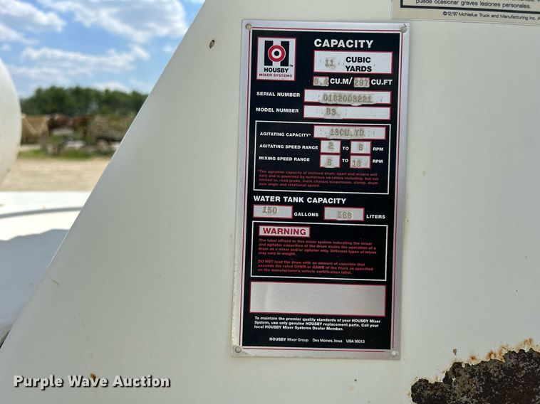 image for item DR4645 2007 Mack CV513 Granite  ready mix truck