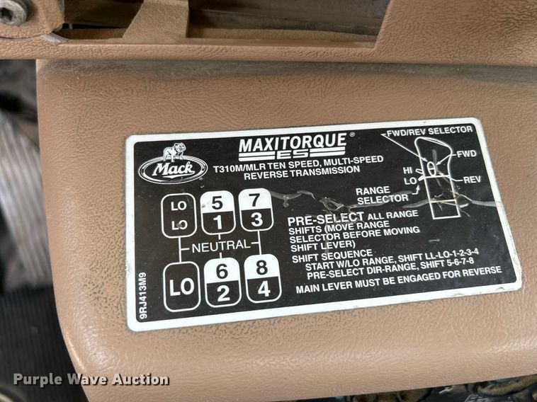 image for item DR4645 2007 Mack CV513 Granite  ready mix truck