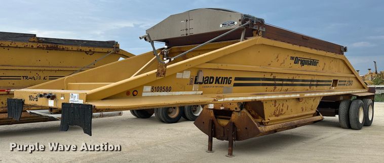 image for item DR4653 1995 Load King 2060-40-2  bottom dump trailer