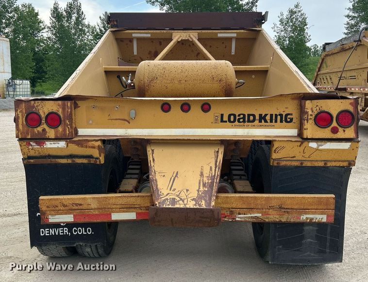 image for item DR4653 1995 Load King 2060-40-2  bottom dump trailer