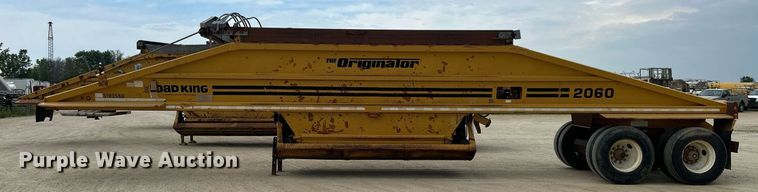 image for item DR4653 1995 Load King 2060-40-2  bottom dump trailer