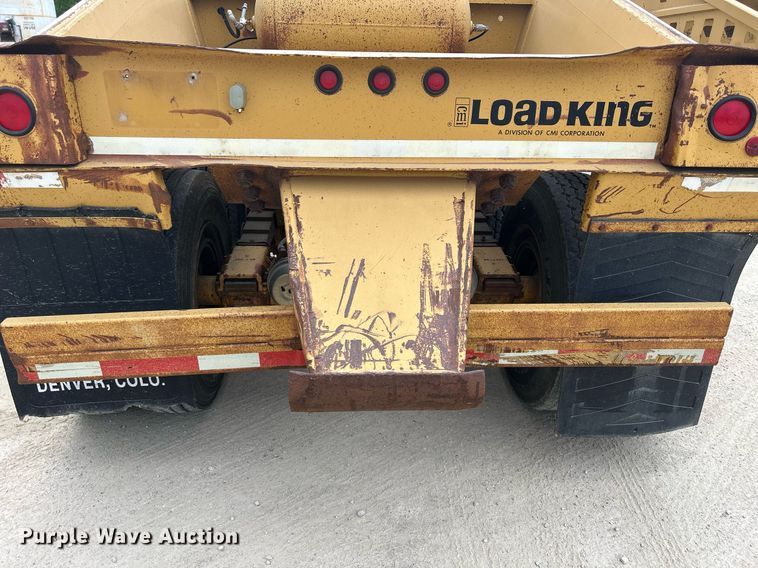 image for item DR4653 1995 Load King 2060-40-2  bottom dump trailer