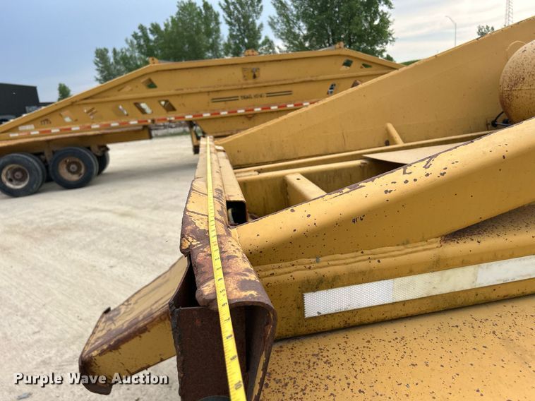 image for item DR4653 1995 Load King 2060-40-2  bottom dump trailer