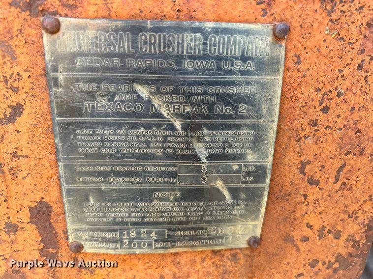 image for item DR4656 Universal Crusher  jaw crusher