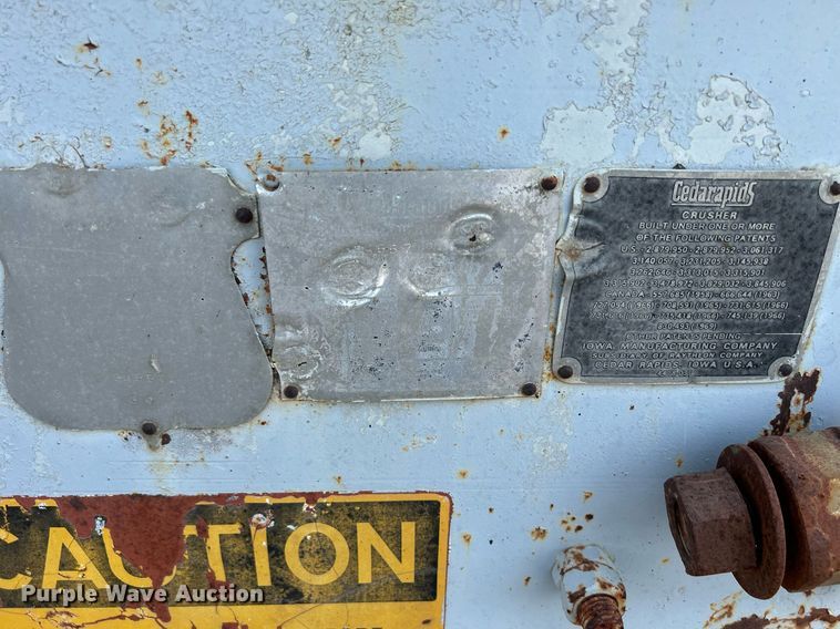 image for item DR4658 Cedarapids  hammer mill