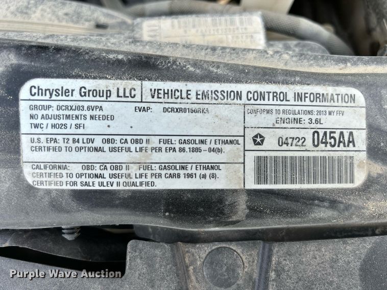 image for item DR4666 2013 Dodge Grand Caravan  van