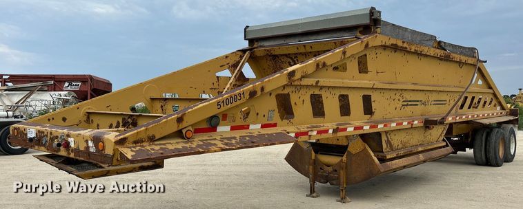 image for item DR4674 2000 Trail King TK54BDV432  bottom dump trailer