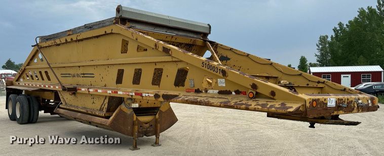 image for item DR4674 2000 Trail King TK54BDV432  bottom dump trailer