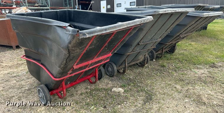 image for item DR4676 (3) Rubbermaid 1036 refuse totes