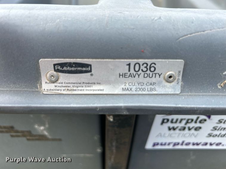 image for item DR4677 (3) Rubbermaid 1036 refuse totes