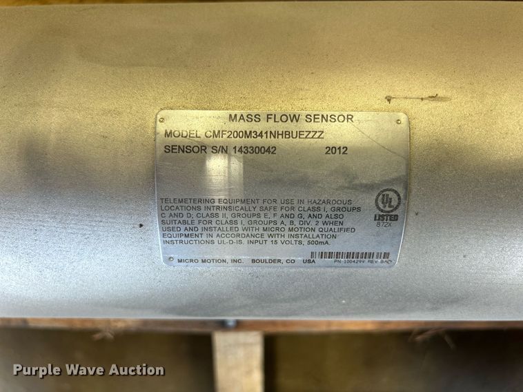 image for item DR4678 2012 Emerson CMF200M  mass flow sensor