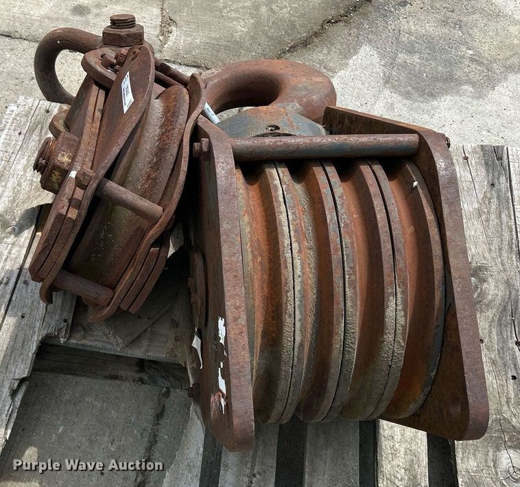 image for item MC9892 (2) crane blocks