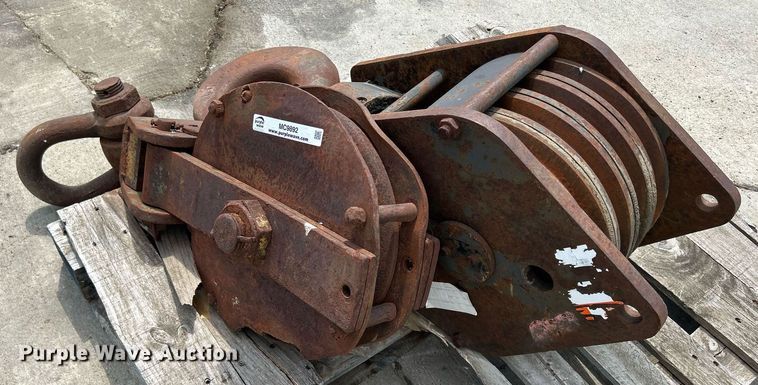 image for item MC9892 (2) crane blocks