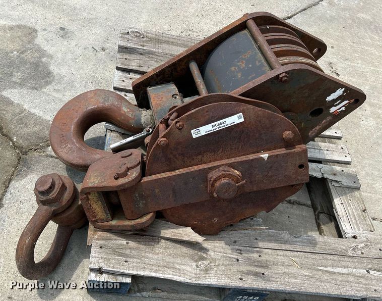 image for item MC9892 (2) crane blocks