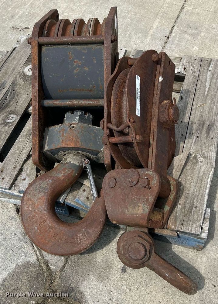 image for item MC9892 (2) crane blocks