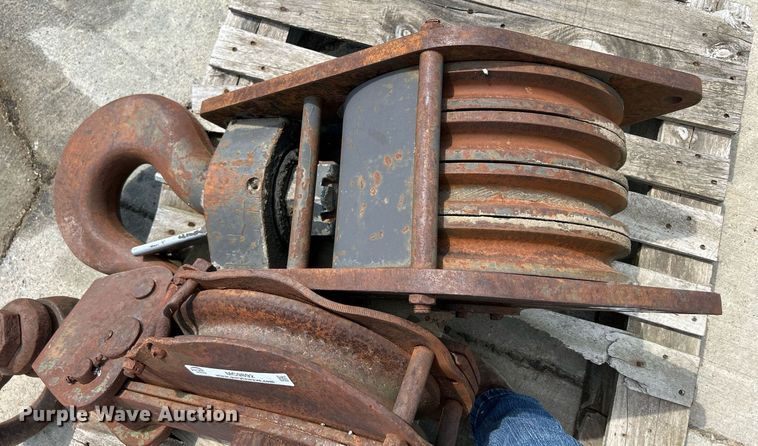 image for item MC9892 (2) crane blocks