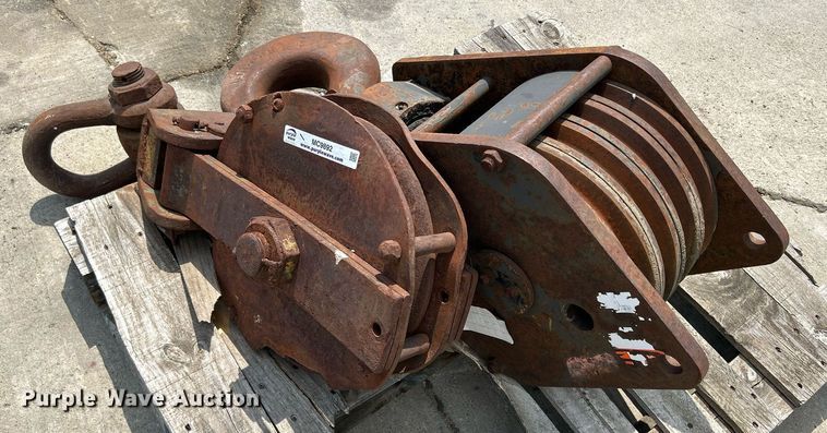 image for item MC9892 (2) crane blocks