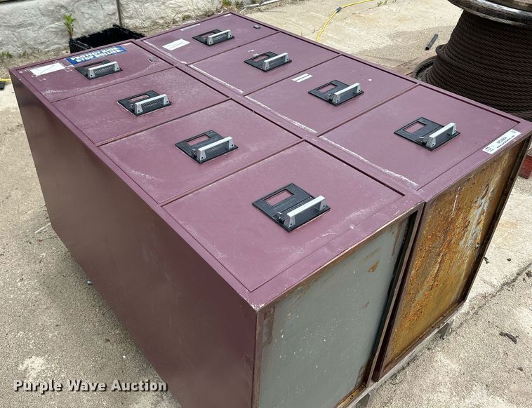 image for item MC9904 (2) four drawer file cabinets