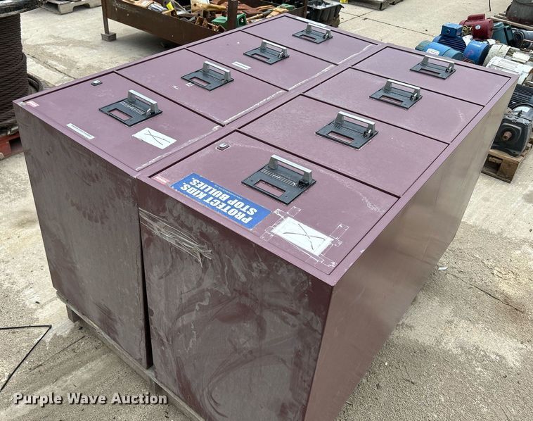 image for item MC9904 (2) four drawer file cabinets