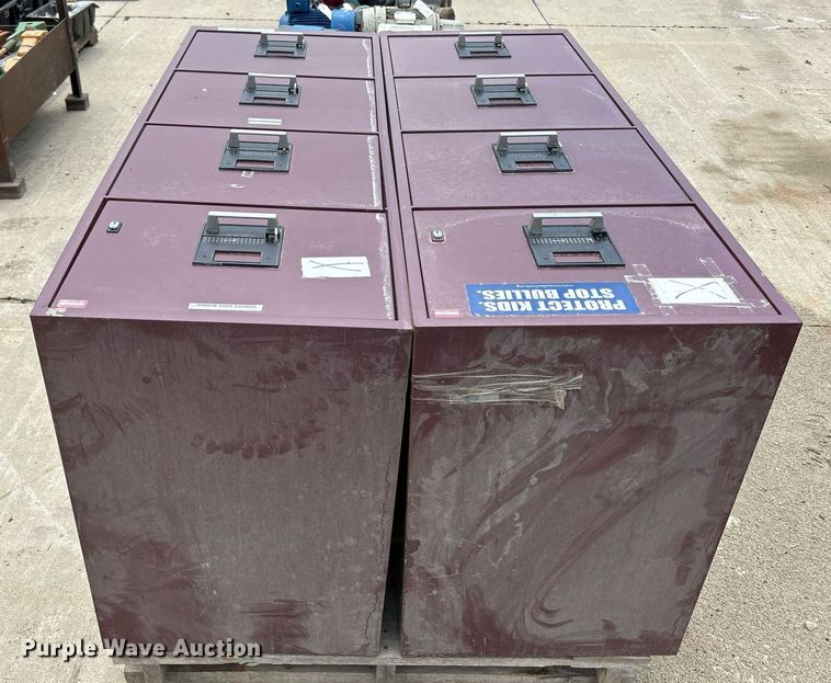 image for item MC9904 (2) four drawer file cabinets