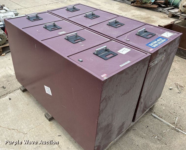 image for item MC9904 (2) four drawer file cabinets