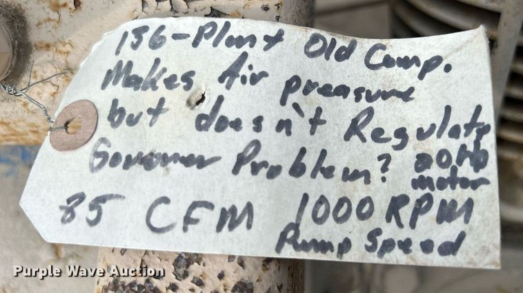 image for item MC9930 Ingersoll Rand 15T  air compressor