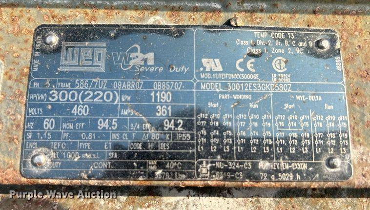 image for item MC9955 WEG W21  electric motor