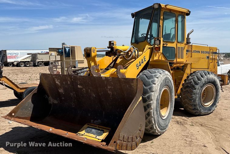 image for item NY9033 1990 John Deere 544E  wheel loader