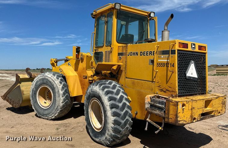 image for item NY9033 1990 John Deere 544E  wheel loader