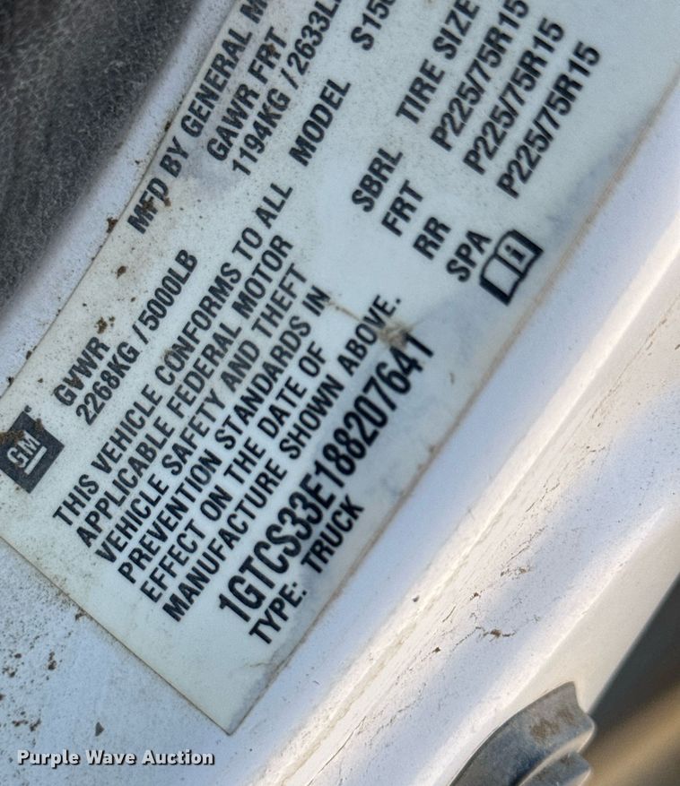 image for item NY9040 2008 GMC Canyon  Crew Cab pickup truck