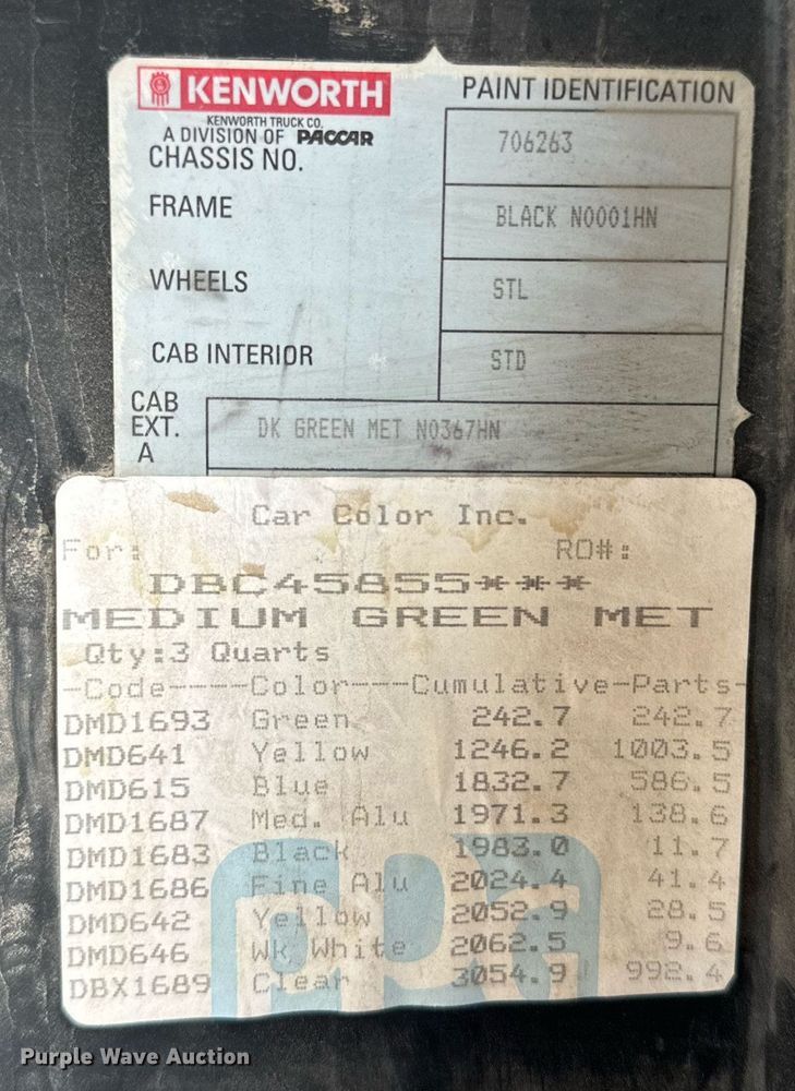 image for item NY9049 2003 Kenworth T800  ready mix truck