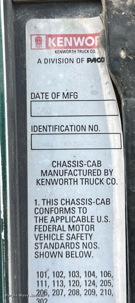 image for item NY9049 2003 Kenworth T800  ready mix truck