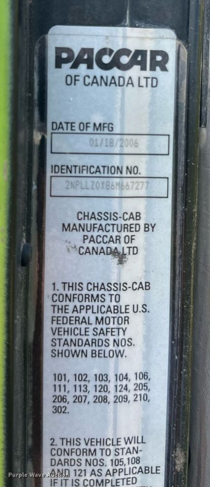 image for item NY9050 2006 Peterbilt 335  ready mix truck