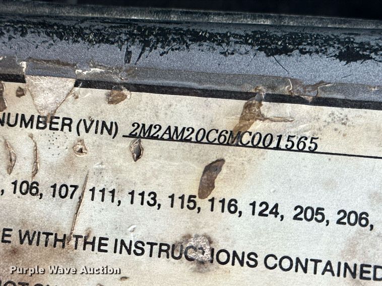 image for item NY9053 1991 Mack RB600  dump truck