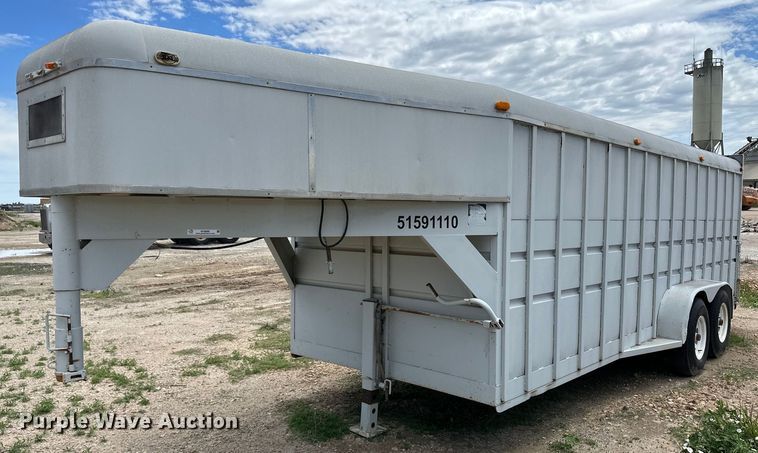 image for item NY9068 1991 Travalong  livestock trailer