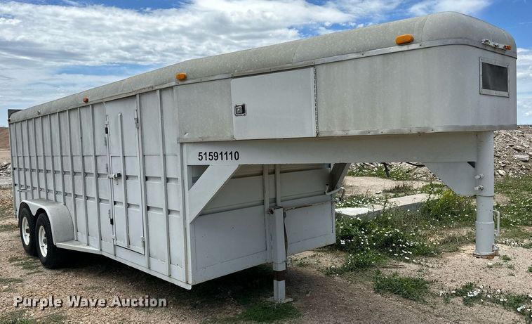 image for item NY9068 1991 Travalong  livestock trailer