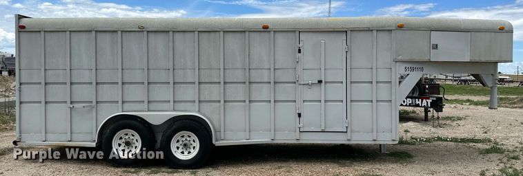 image for item NY9068 1991 Travalong  livestock trailer