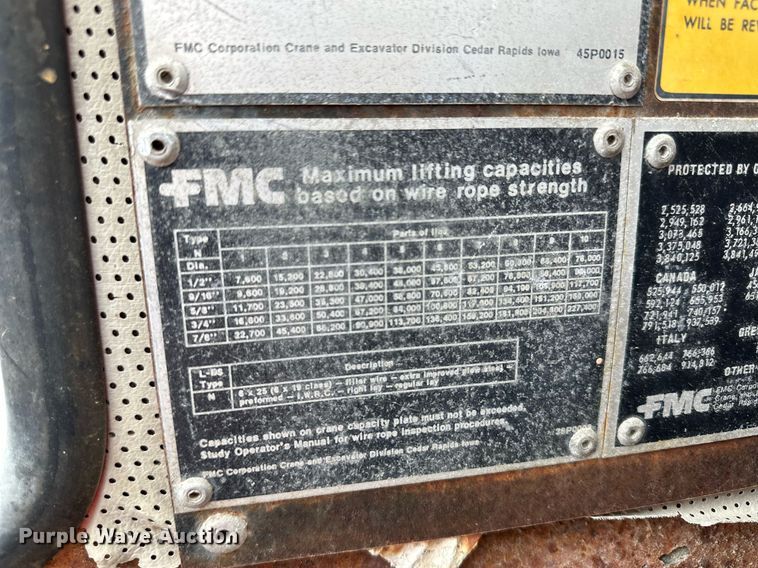 image for item NY9071 1977 Link-Belt HSP-22  crane