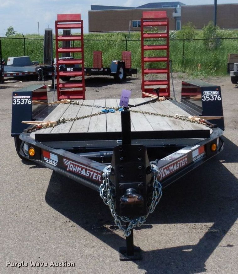 image for item AF9686 2020 Towmaster TC-10D  equipment trailer