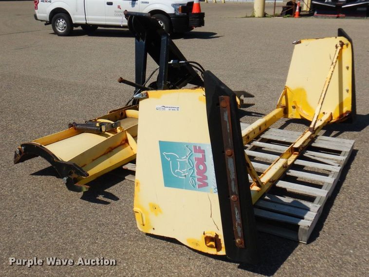 image for item AF9695 Snow Wolf  skid steer snow plow