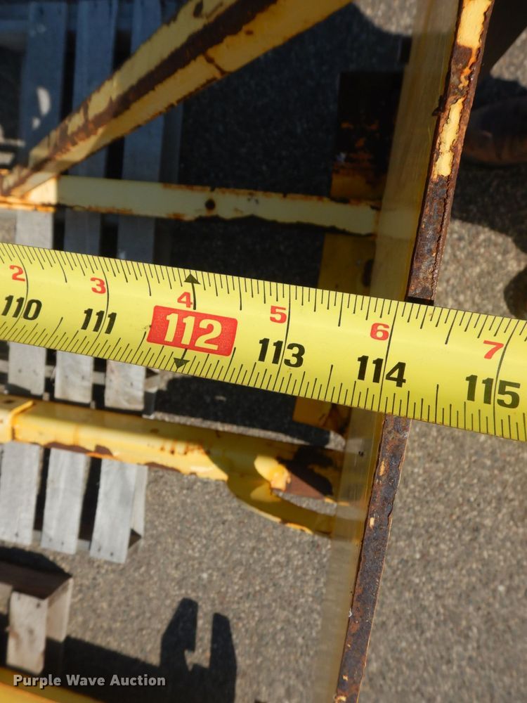 image for item AF9695 Snow Wolf  skid steer snow plow